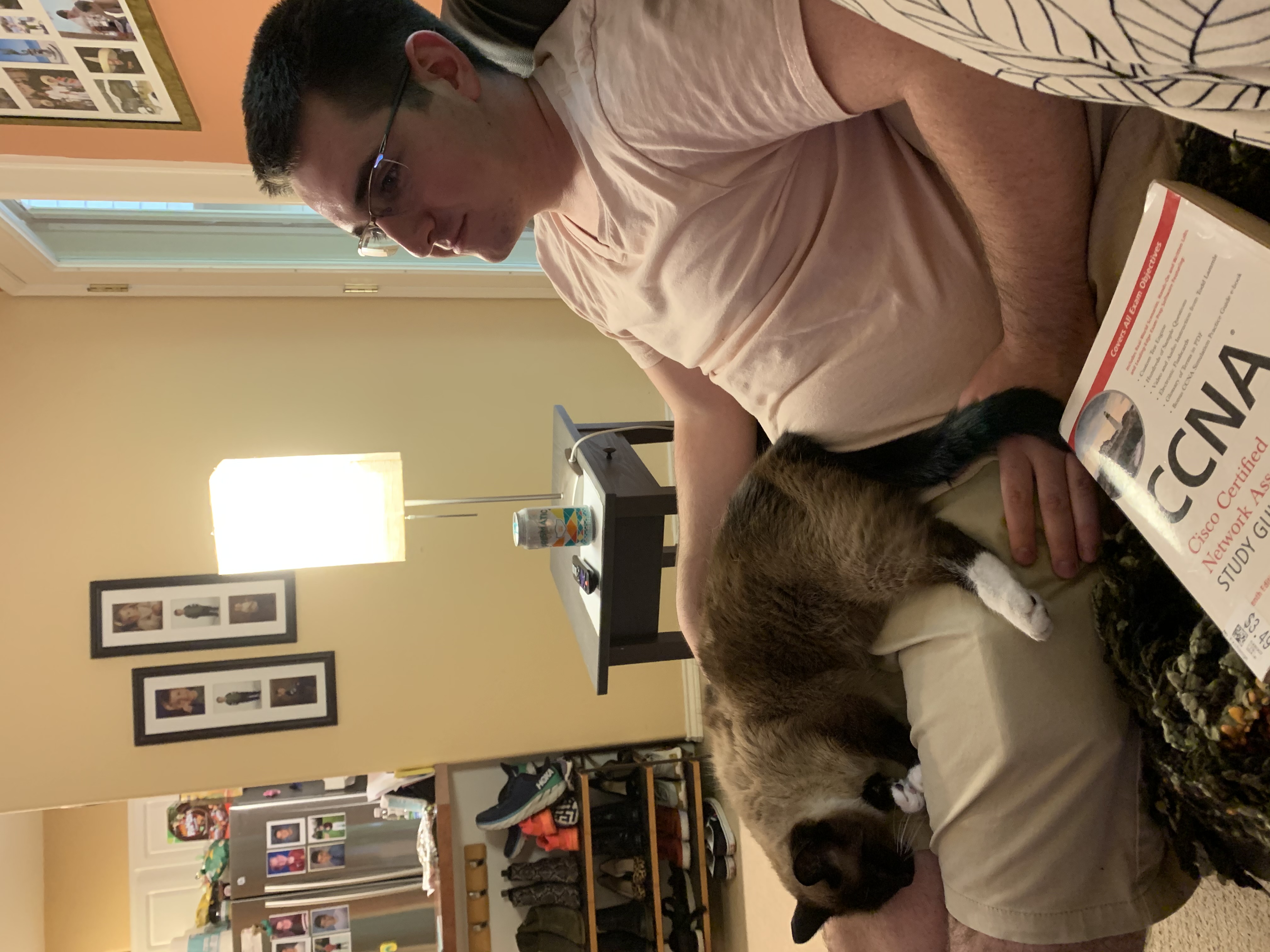 Nick with Lumen in September 2020